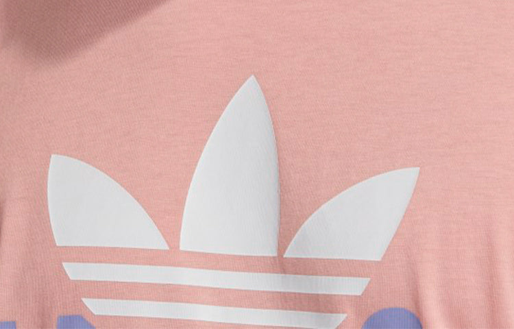 adidas originals Multi-Fade Tee Logo Short Sleeve Pink FM3381
