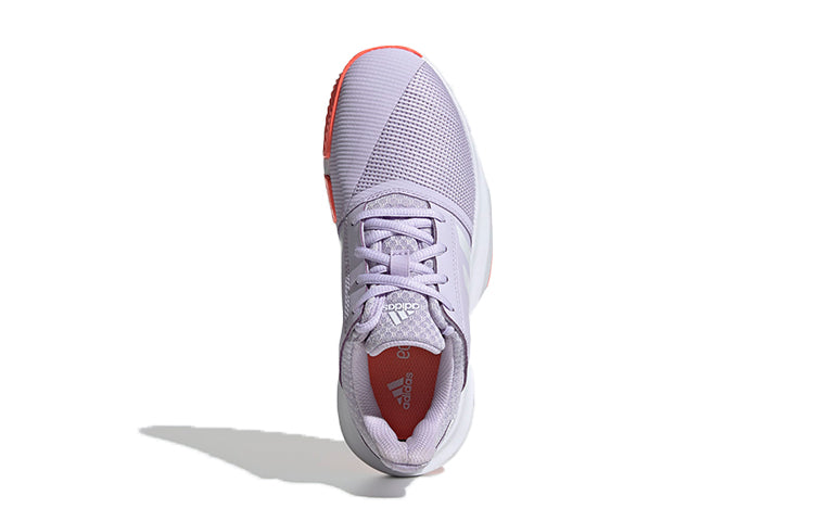 (GS) adidas Courtjam J Purple/White EH1103