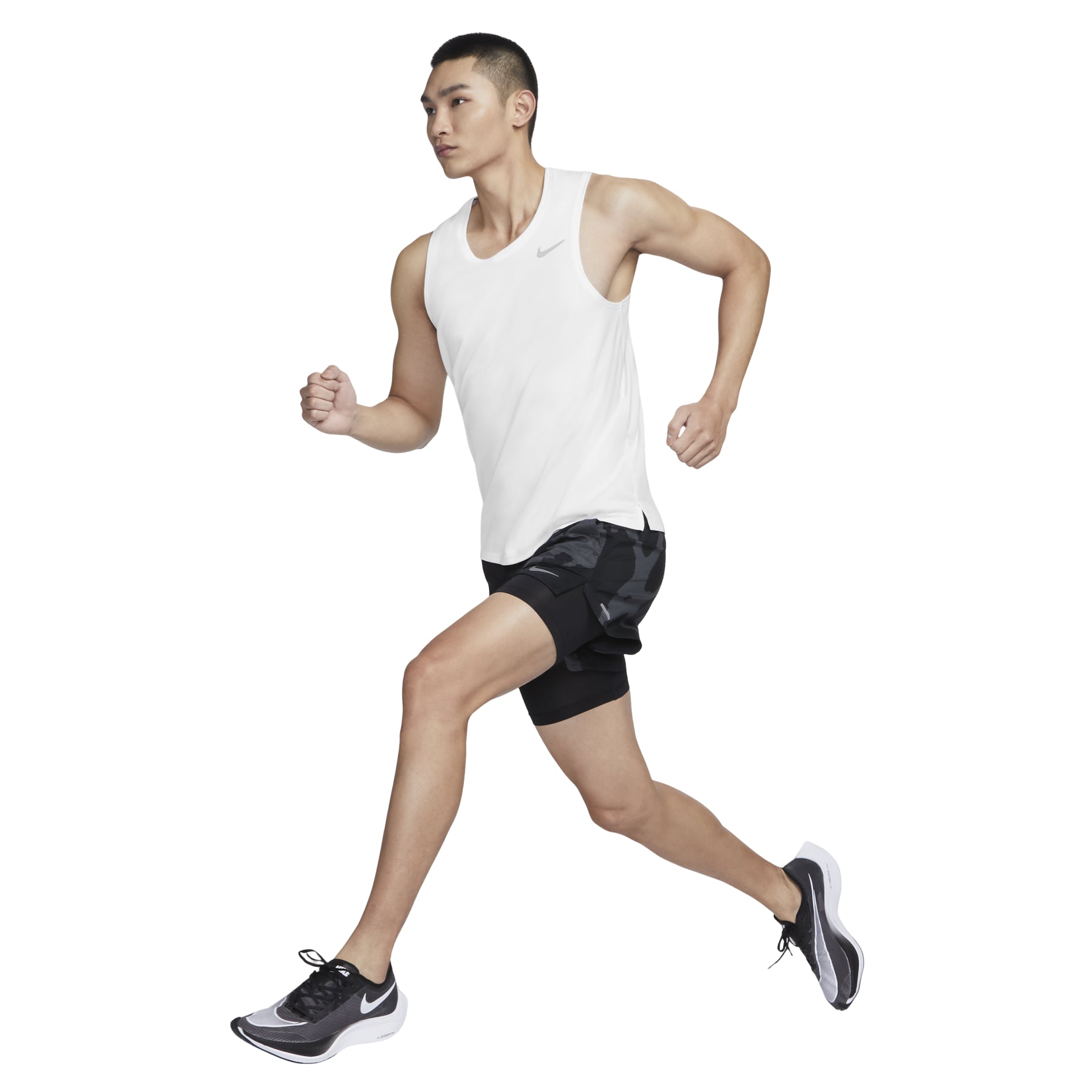 Nike Dri-Fit Miler Running Vest 'White' DV9322-100
