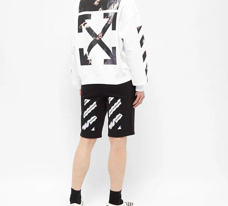 Off-White Caravaggio Arrows Round Neck Sweater OMBA035S20E300040188