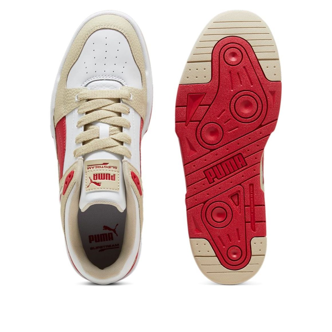 PUMA Slipstream Leather 'White Putty Red' 387544-28