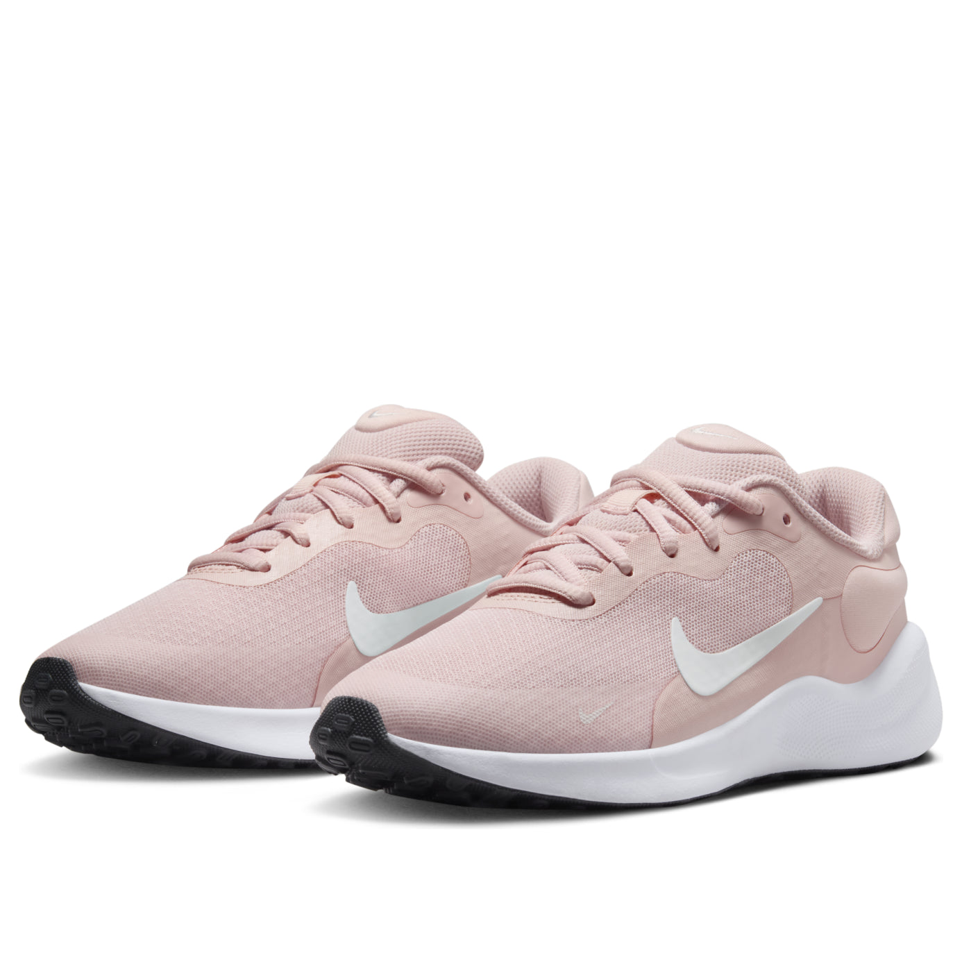 (GS) Nike Revolution 7 'Echo Pink White Black Summit White' FB7689-602