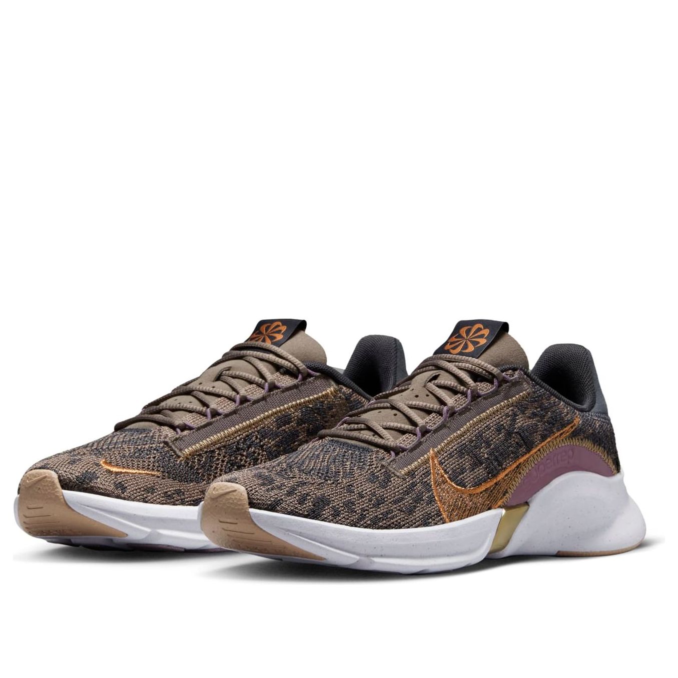 (WMNS) Nike SuperRep Go 3 Next Nature Flyknit Premium 'Olive Grey Metallic Copper' DQ4679-001
