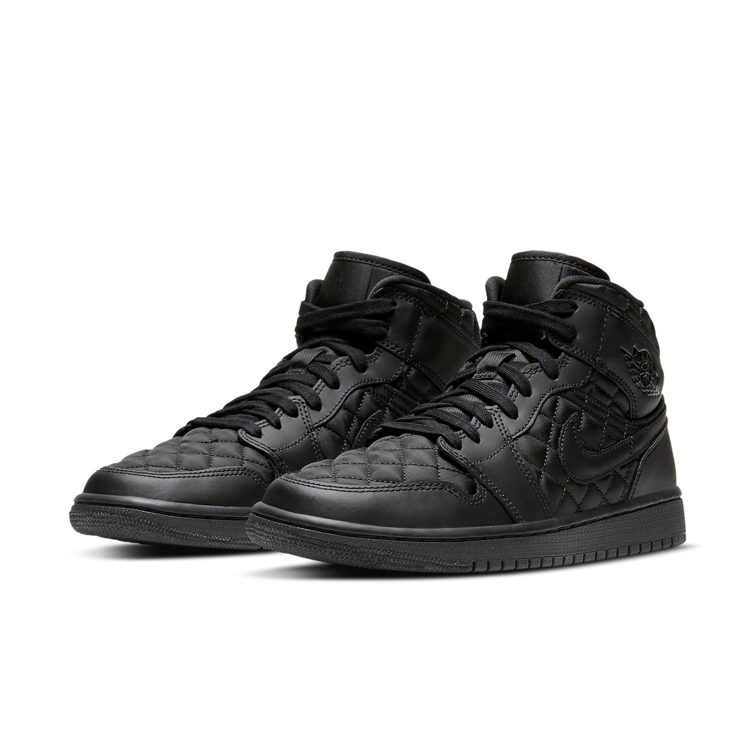 (WMNS) Air Jordan 1 Mid SE 'Black Quilted' DB6078-001