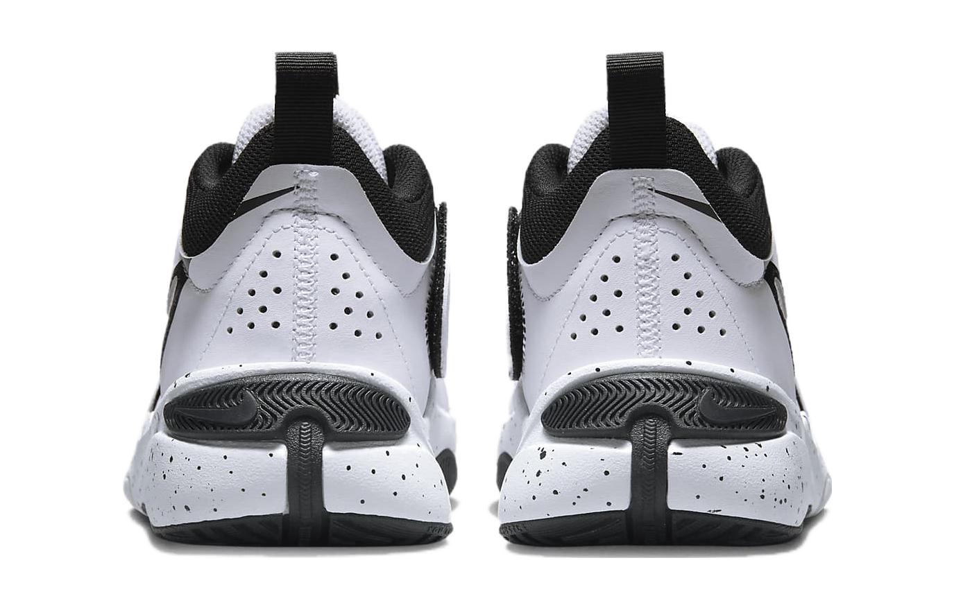 (GS) Nike Team Hustle D 11 Basketball Shoes 'White Black' DV8996-100