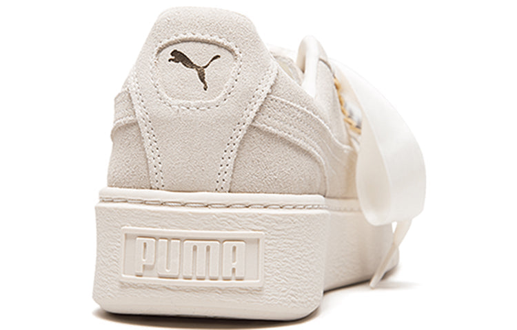 (WMNS) PUMA Suede Platform Bling 'Beige' 366688-02