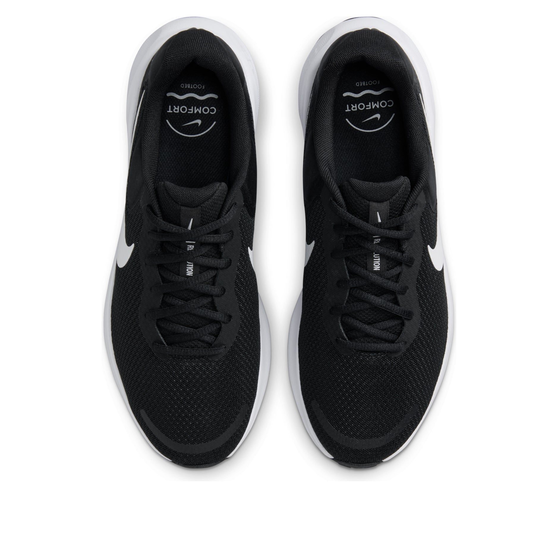 Nike Revolution 7 Road Running Shoes 'Black White' FB2207-001