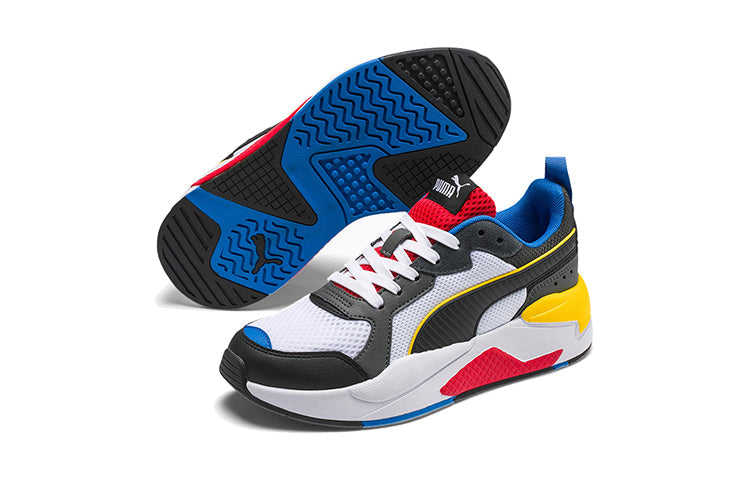 PUMA X-ray (Big Kids) Shoes Black/White/Red 372920-03