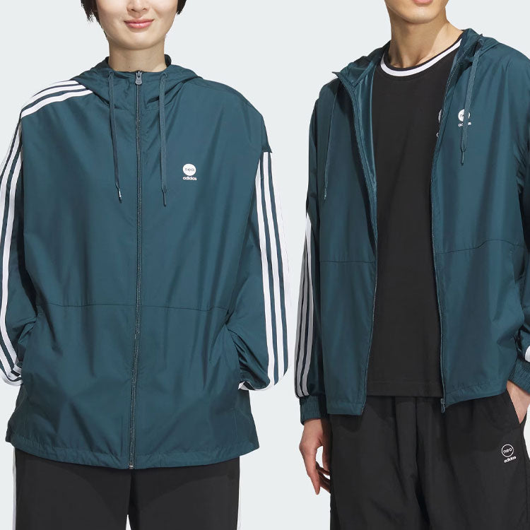 adidas Neo Essentials Windbreaker Jackets 'Teal' IK5048