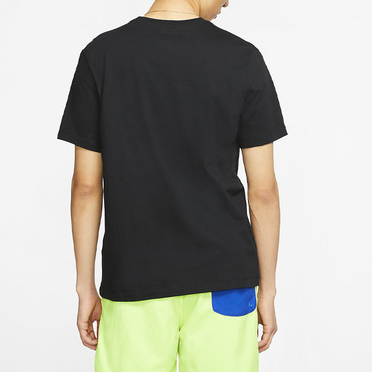 Nike Dolphin Sunset landscape Printing Short Sleeve Black CT6591-010