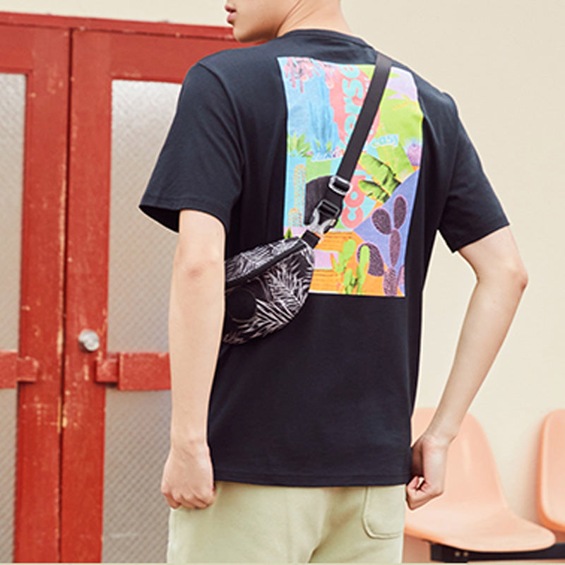 Converse Sling Pack Print Bag 'Black Grey' 10022528-A04