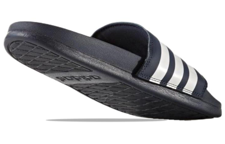 (WMNS) adidas Adilette Cloudfoam Plus Stripes 'Blue White' DA9340