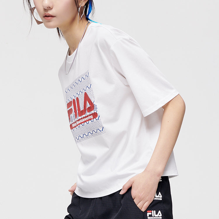 FILA FUSION x White Mountaineering Logo Tee T11W127101A-WT
