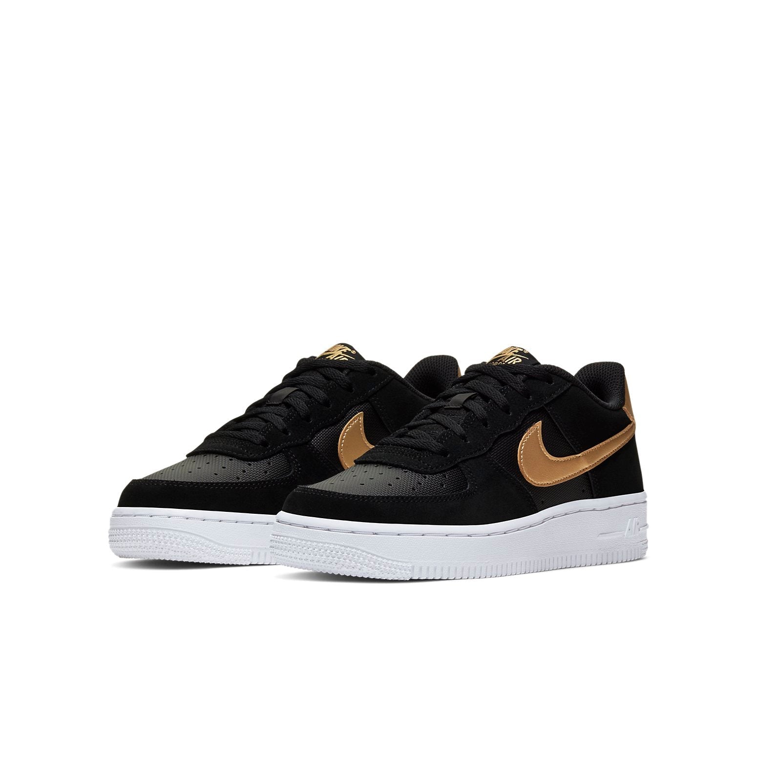 (GS) Nike Air Force 1 '07 LV8 'Black Metallic Gold' CT9130-001