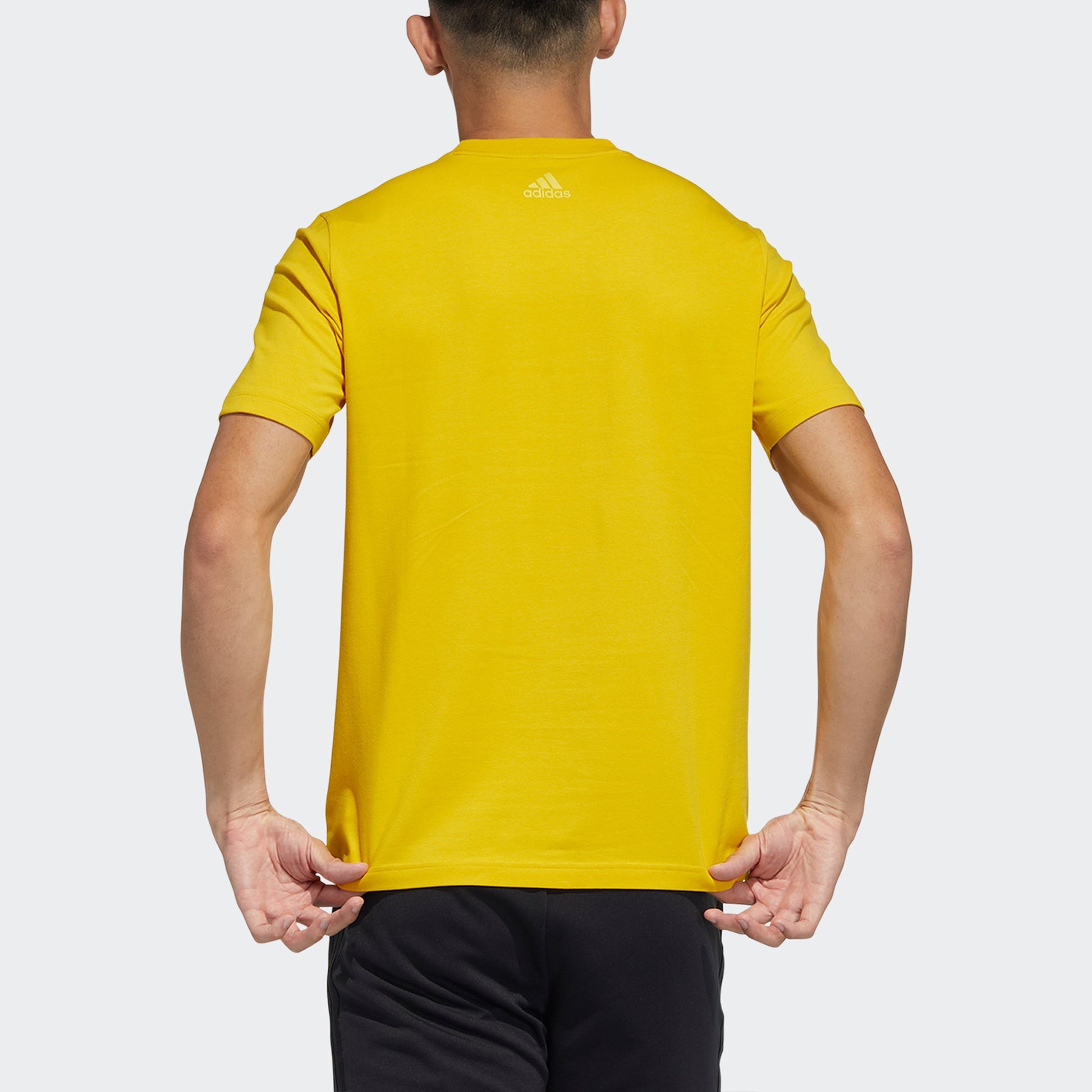 adidas China Tee Casual Sports Round Neck Short Sleeve Couple Style Yellow GP1862