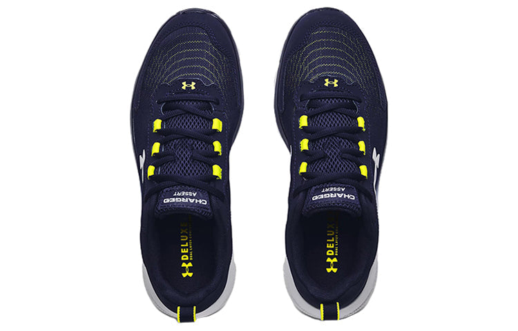 Under Armour Charged Assert 9 'Midnight Navy Yellow Ray' 3024590-404