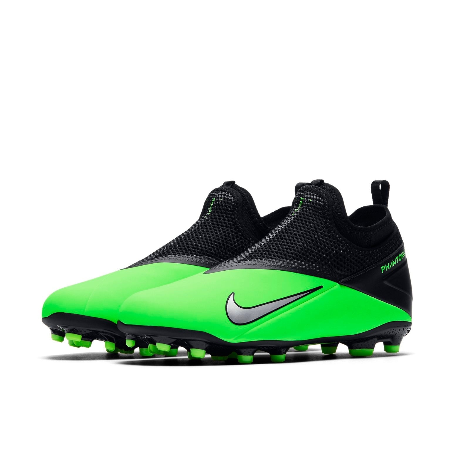 (GS) Nike Phantom Vision 2 Academy DF MG 'Green Strike Black' CD4059-306
