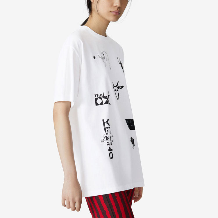 KENZO SS21 Casual Round Neck Short Sleeve White FB52TS9934SA-01