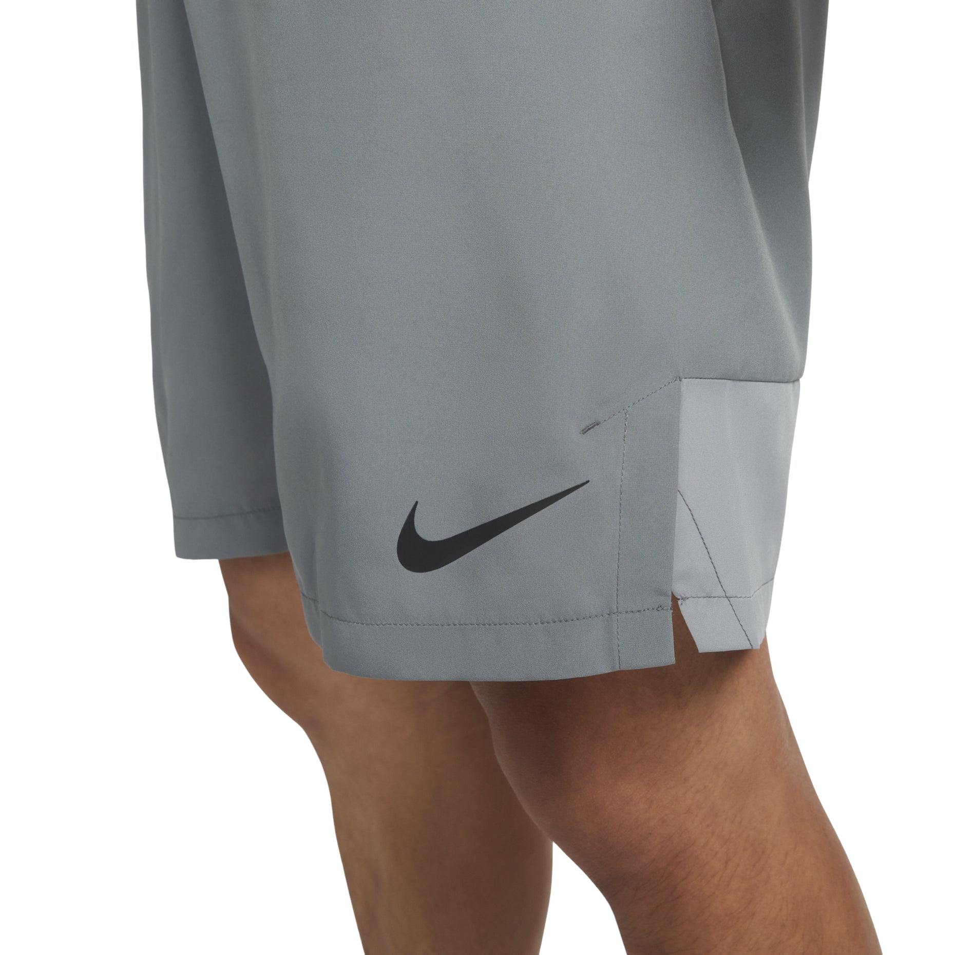 Nike Dri-FIT 9 Solid Color Woven Training Sports Shorts Gray DM6618-084