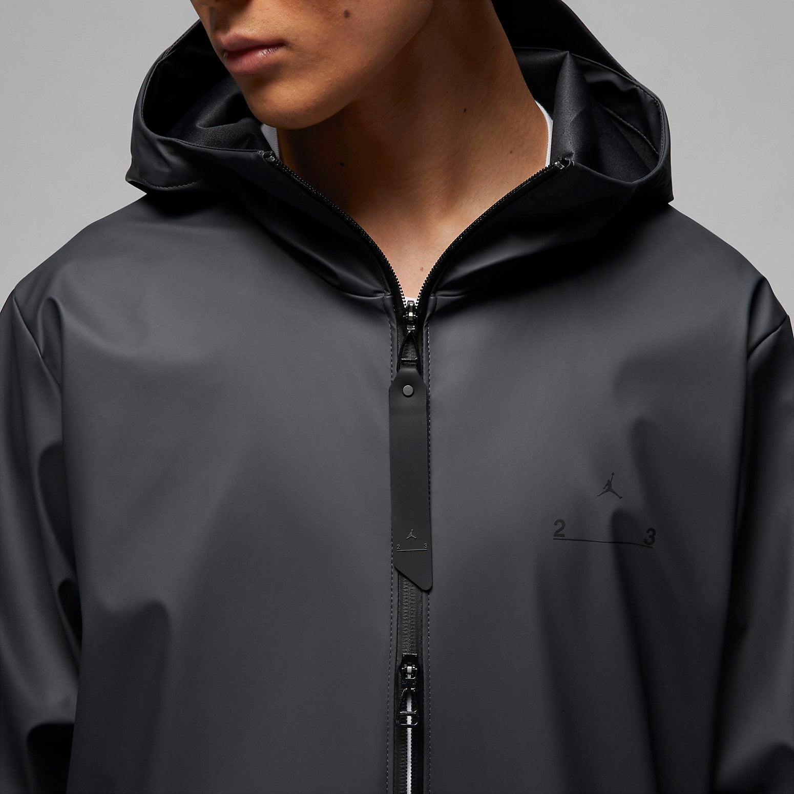 Air Jordan Water-Repellent Windbreaker Coat 'Black' DV7692-022