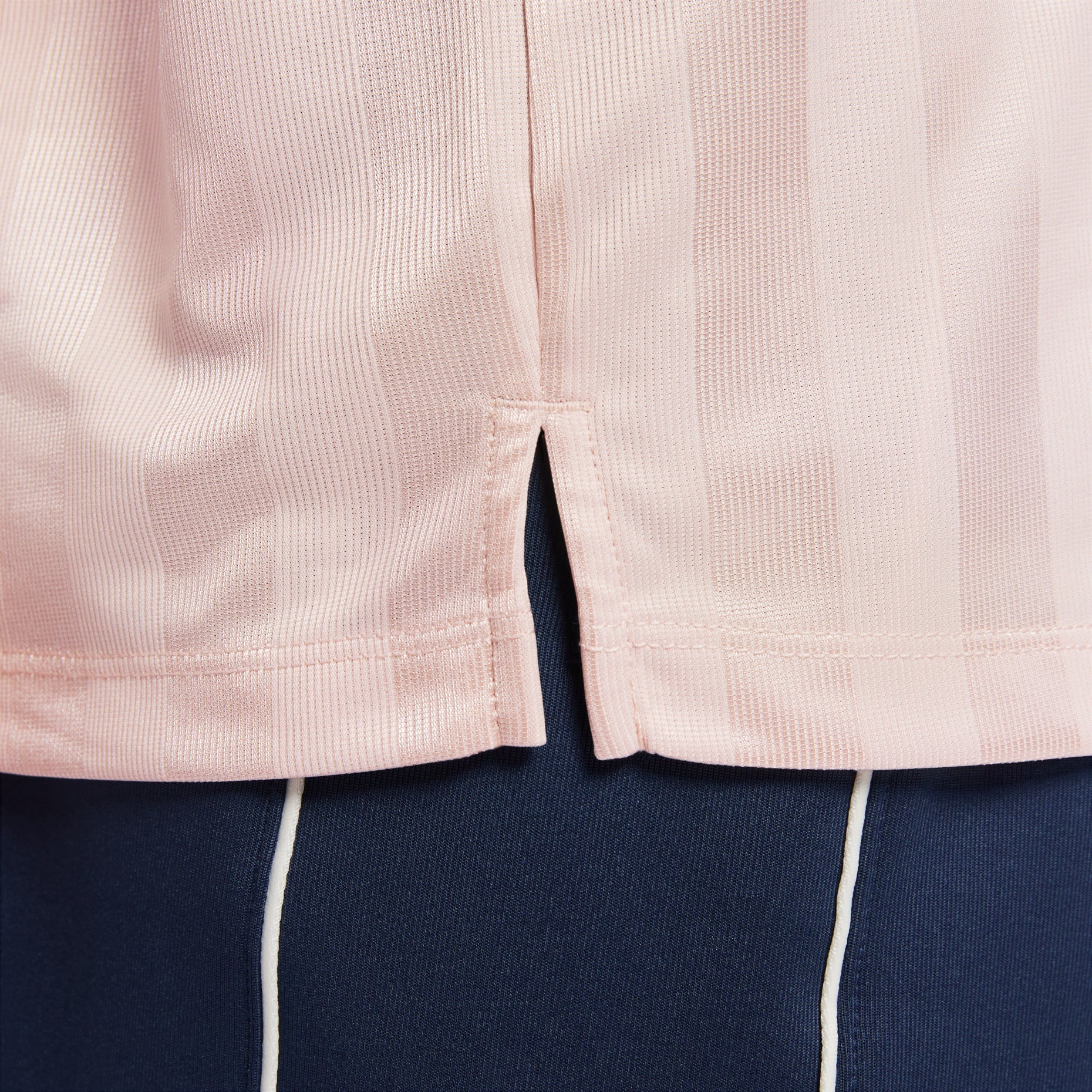(WMNS) Nike Sportswear Long-Sleeve Jersey 'Dark pink Midnight Navy' IM7453-667