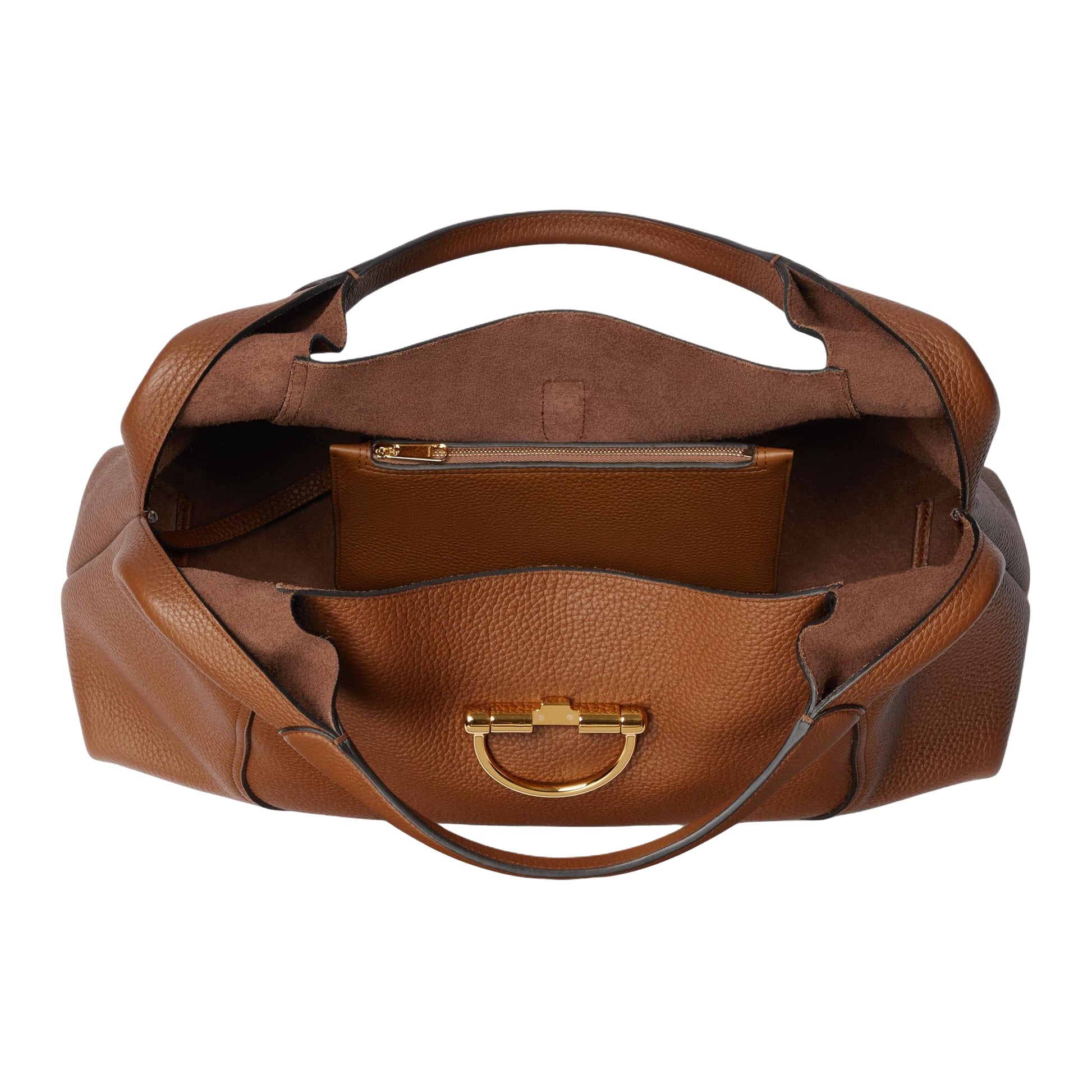 (WMNS) Gucci Softbit Maxi Shoulder Bag 'Brown' 837466-AAEAO-2718