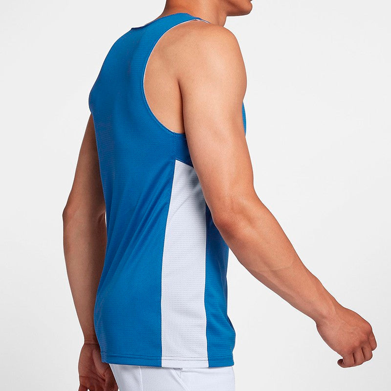 Nike M Nk Tank Reversible Breathable Casual Sports Vest Blue 867766-494
