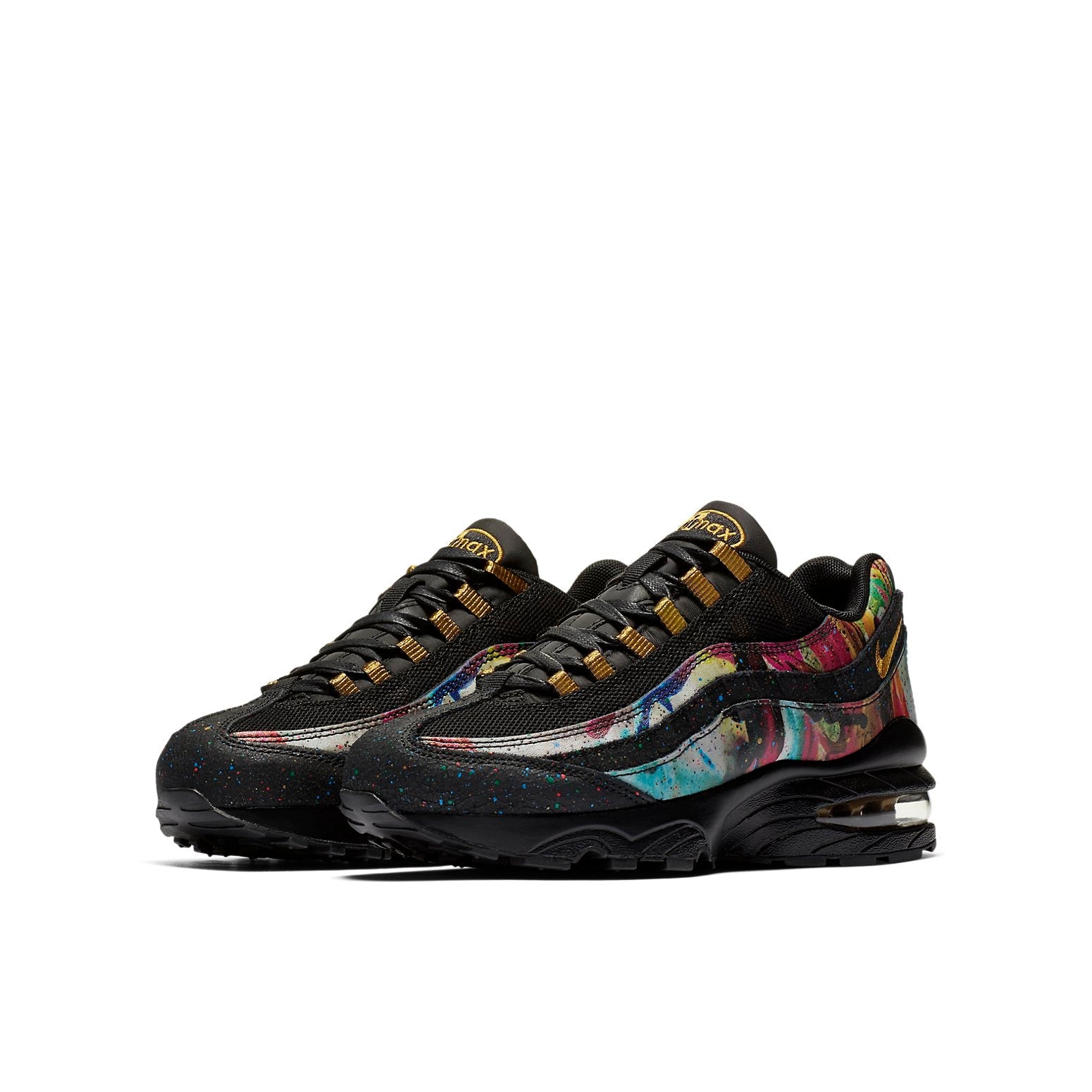 (GS) Nike Air Max 95 'Black Metallic Gold' AT6158-001