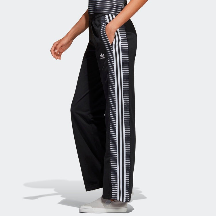 (WMNS) adidas Originals Mid Waist Casual Pants 'Black' DU9880