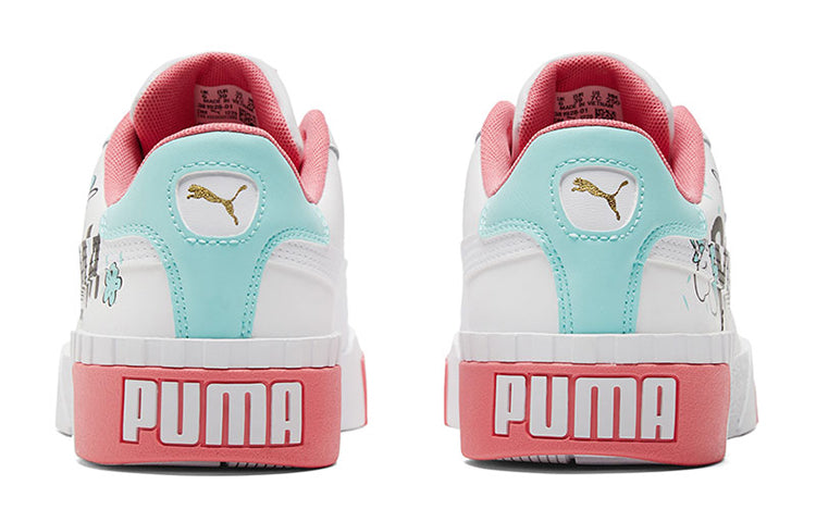 PUMA Cali Unicorn K Shoes White/Green/Pink 381928-01