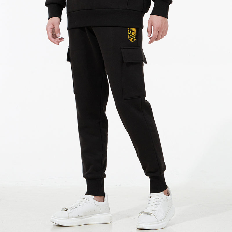 PUMA Booster Woven Pants 'Black Gold' 532124-12