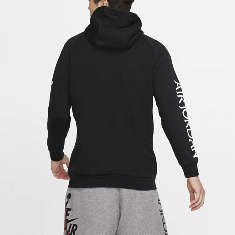 Air Jordan Jumpman Classics Logo Casual Sports Breathable hoodie Jacket Black DH9507-010