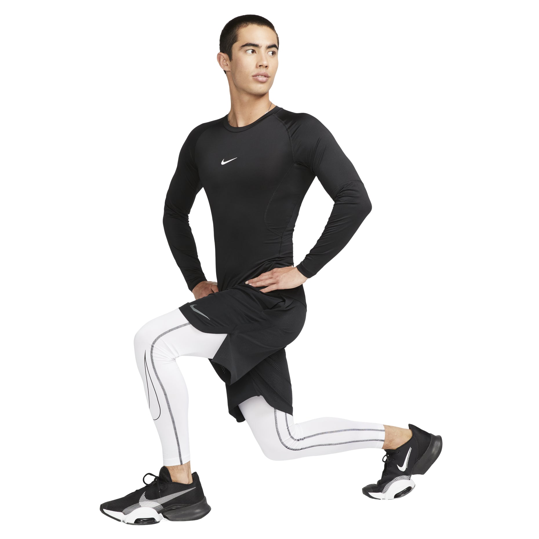 Nike Pro Dri-FIT Tight Long-Sleeve Fitness Top 'Black' FB7920-010