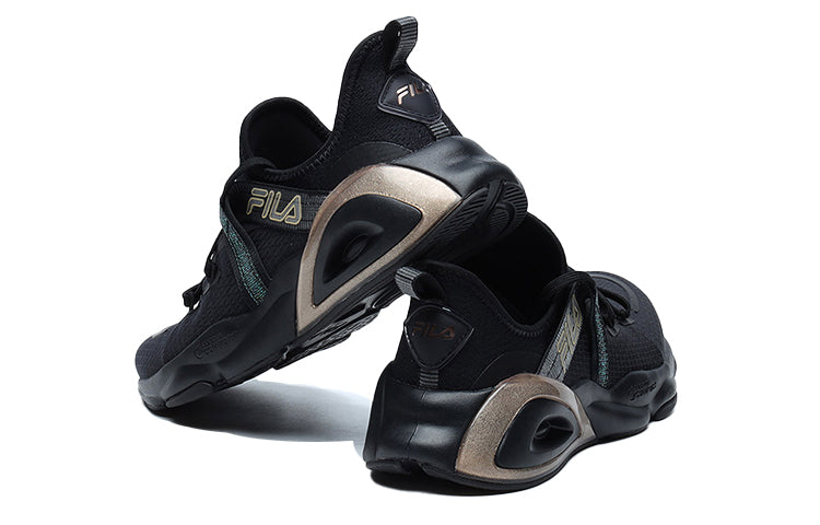 (WMNS) FILA Athletics Low GS Black A12W122107FBK