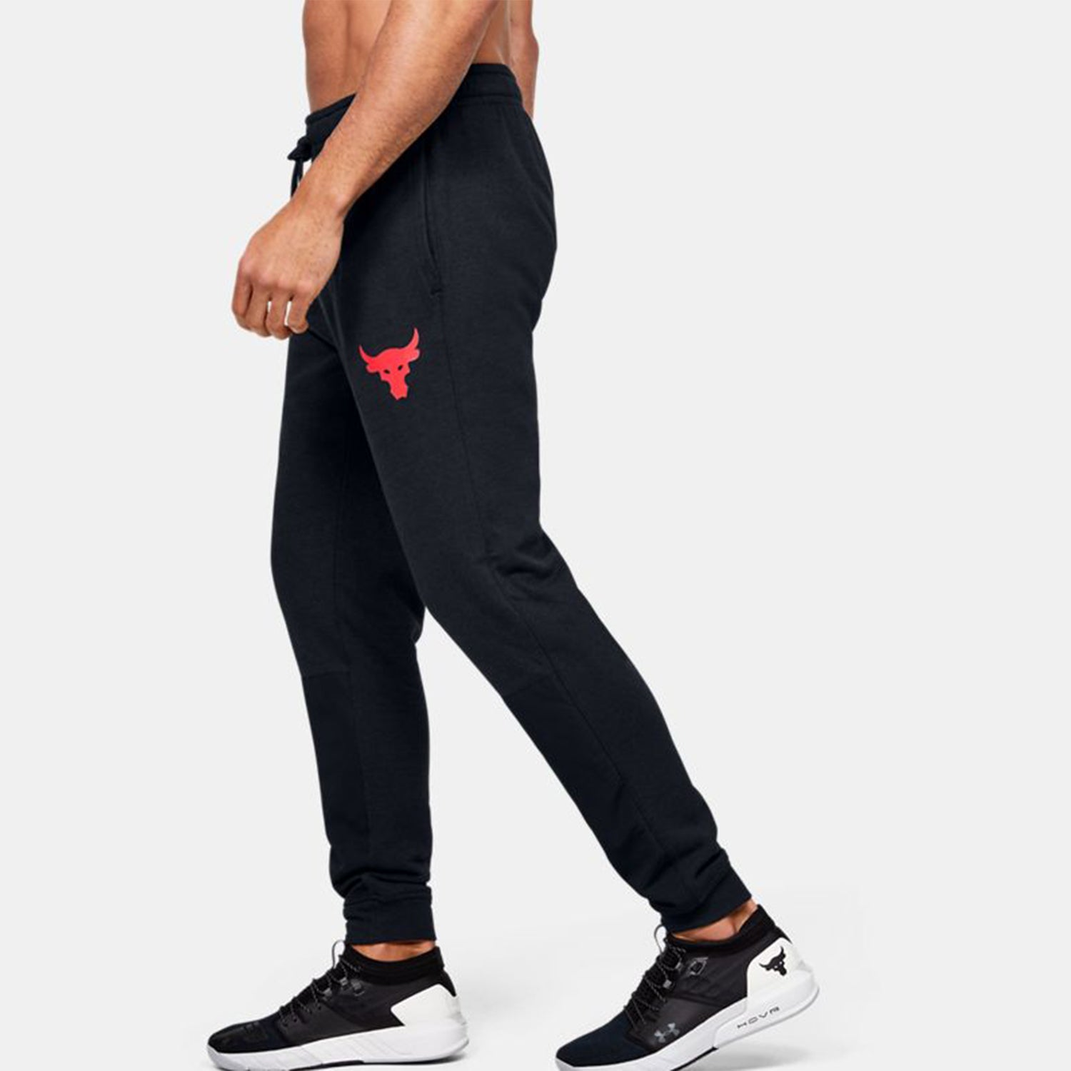 Under Armour Project Rock Terry Joggers 'Black' 1355634-001