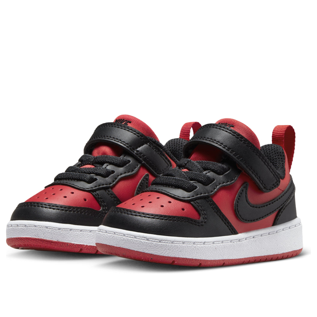 (TD) Nike Court Borough Low Recraft 'Black University Red' DV5458-600