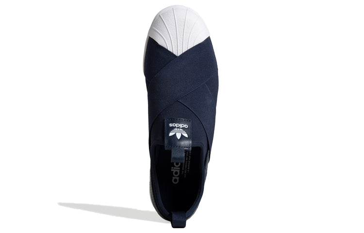 (WMNS) adidas originals Superstar Slip On 'Blue White' EX4624