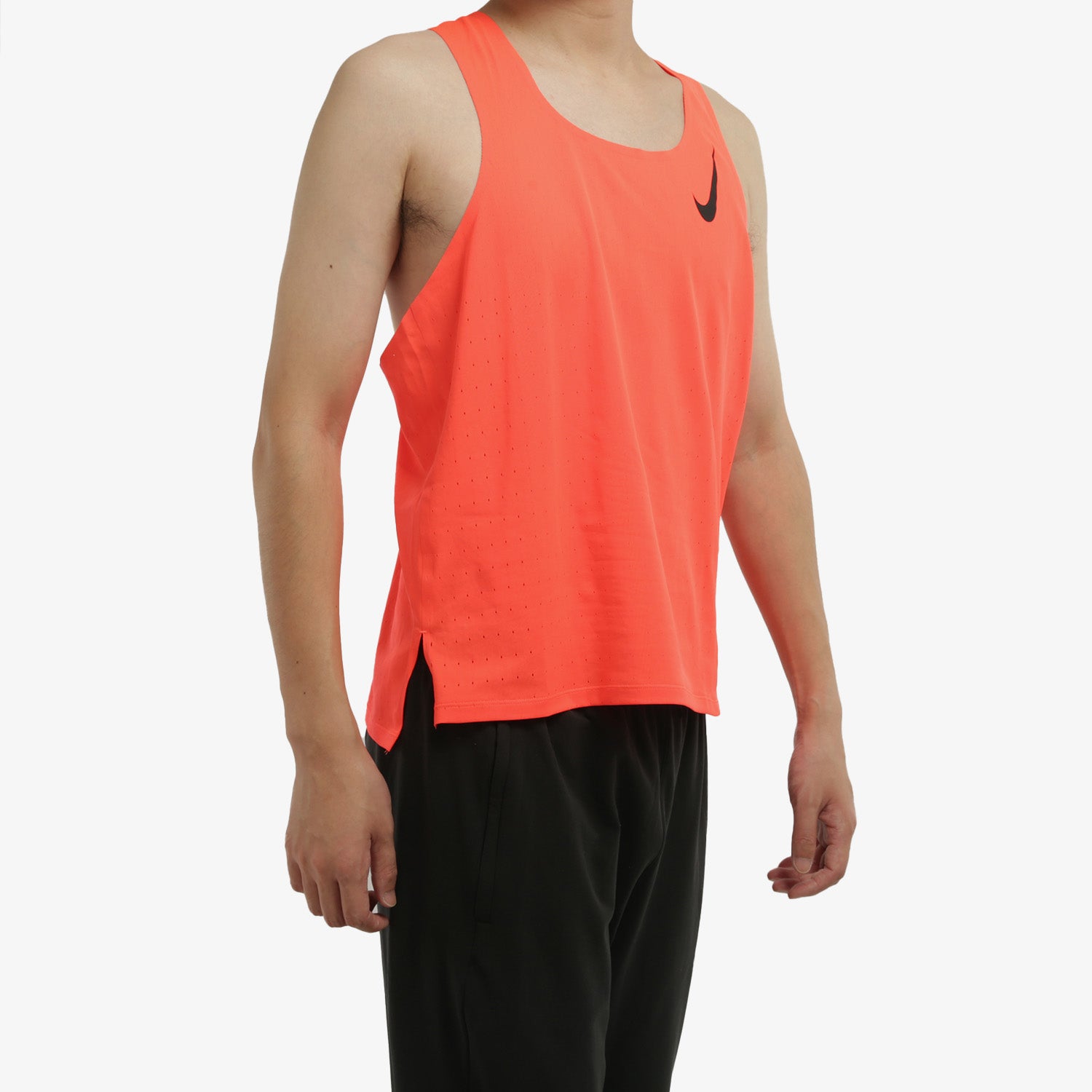 Nike AeroSwift Breathable Training Sports Running Vest Orange CJ7836-854