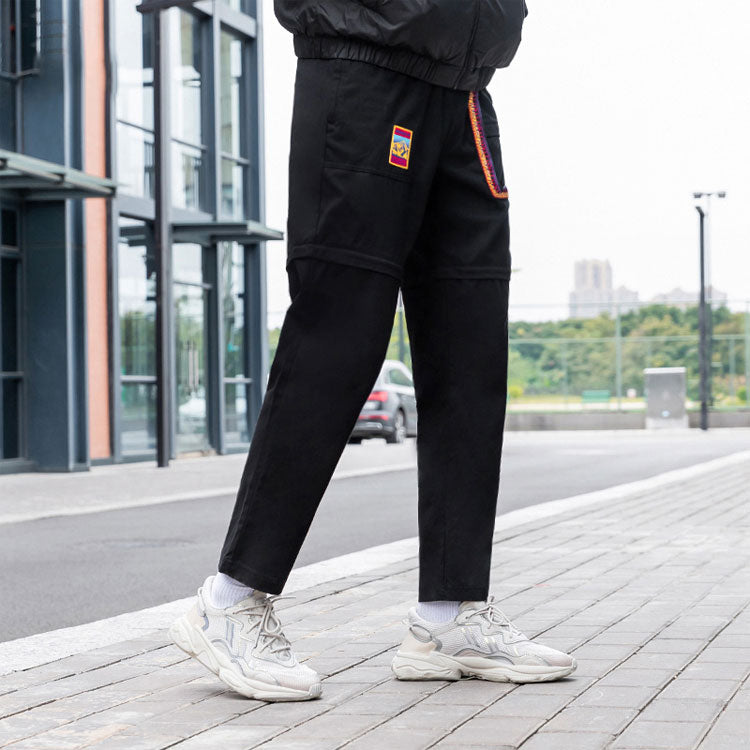 adidas originals Snow Mountain Series Retro Casual Sports Long Pants Black GV0932