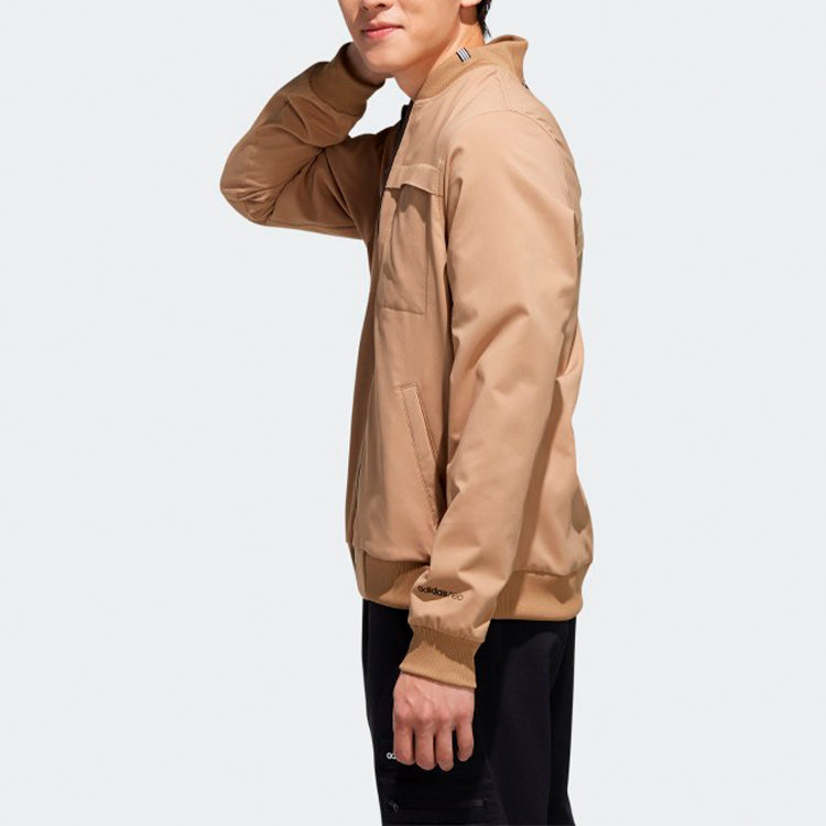 Men's adidas neo UTLY JKT Jacket Yellow FT0522