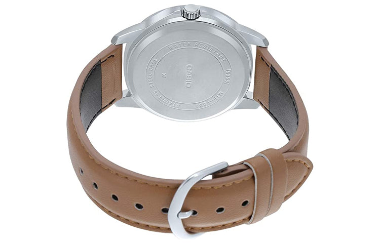 CASIO Analog 'Caramel brown' MTP-V004L-1B2