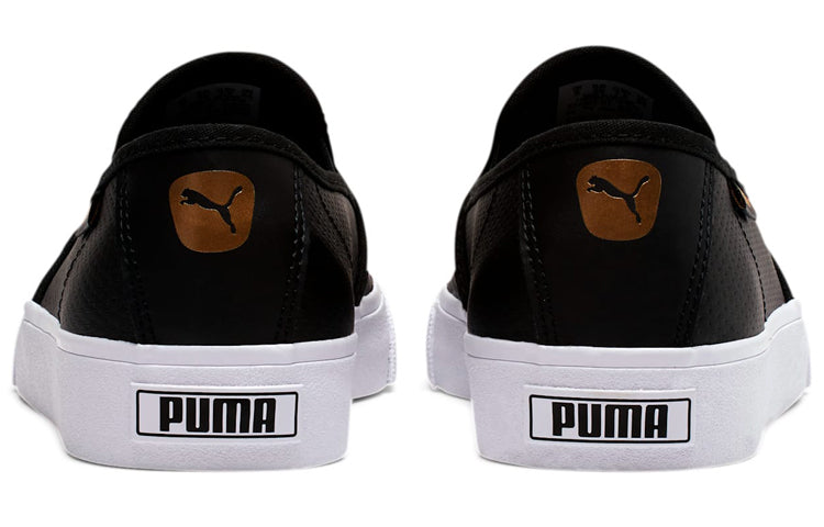 (WMNS) PUMA Bari Cat Slip-On Black/White 374607-01
