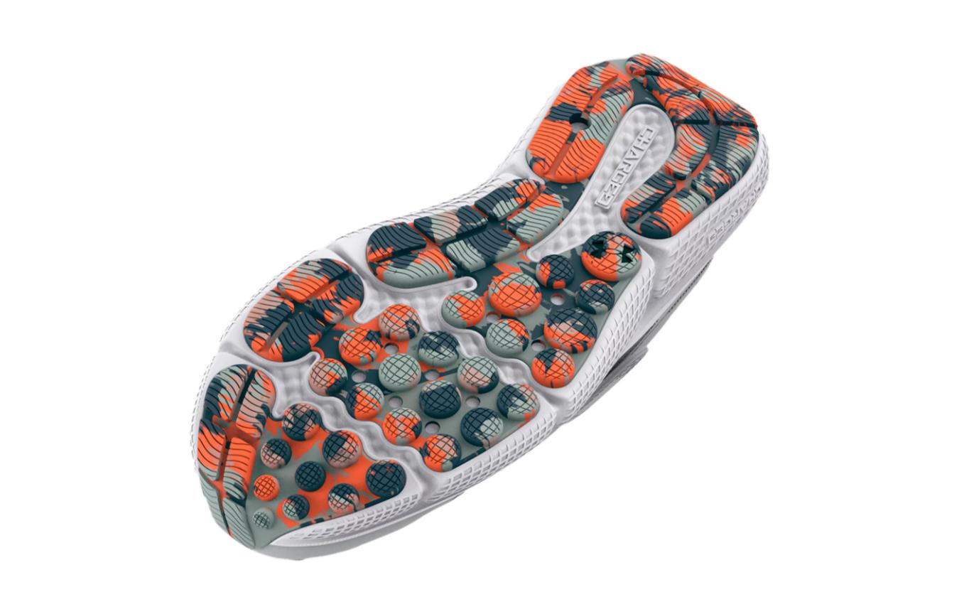 (PS) Under Armour Assert 10 AC 'Grey Orange Blast' 3026183-103