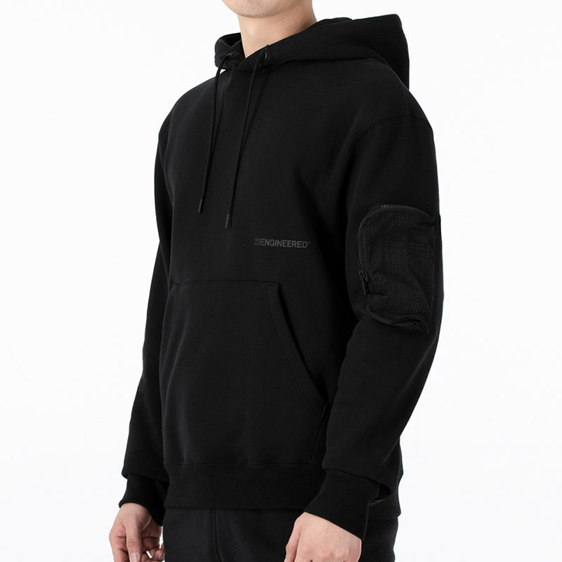 Men's Nike As J Rct 23E Flc Po Gc Athleisure Casual Sports Hooded Pullover Solid Color Long Sleeves Black DR6406-010