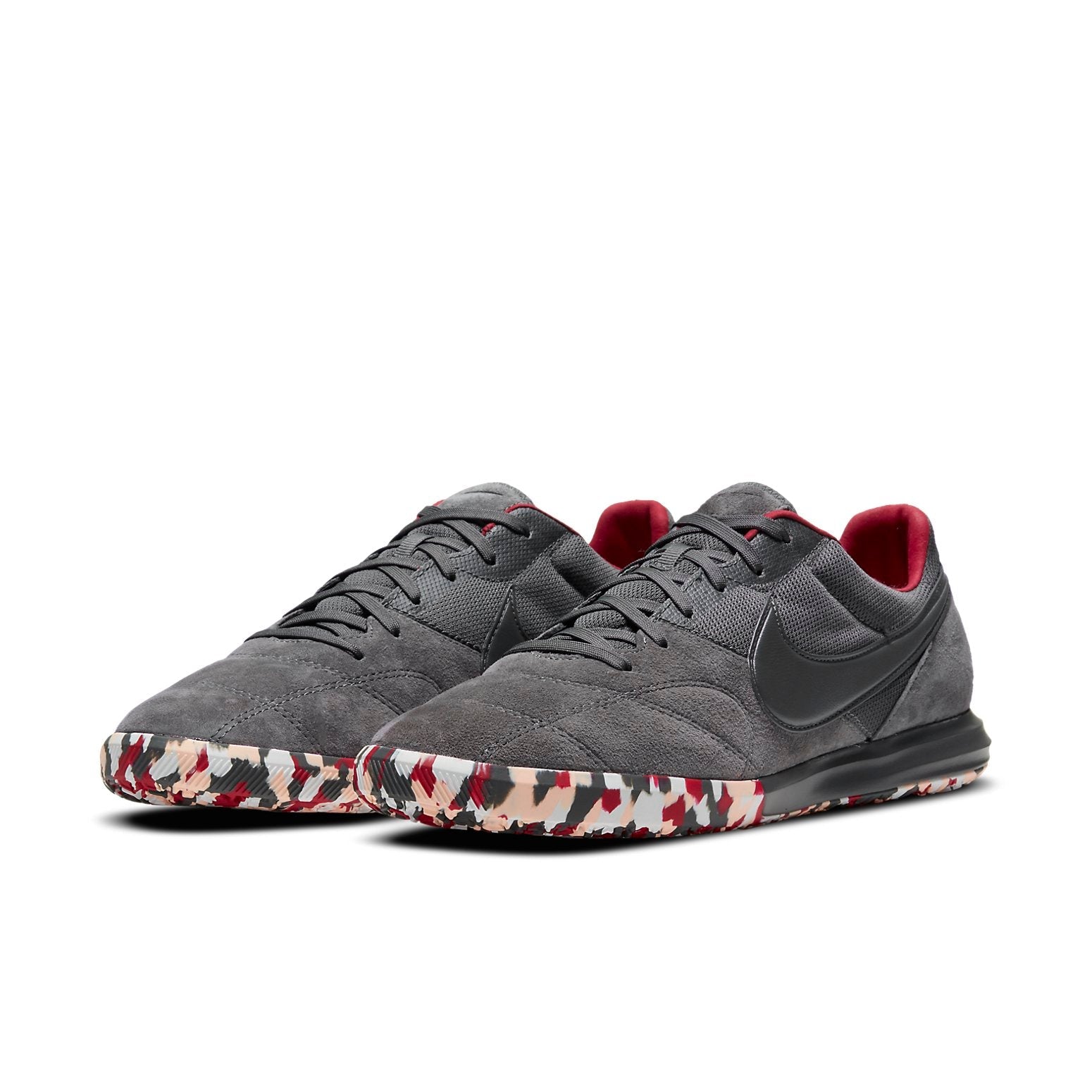 Nike Premier 2 Sala IC 'Grey Cardinal Red Camo' AV3153-068