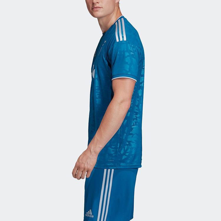 adidas Juventus 19-20 Season Away Soccer/Football Sports Jersey Blue DW5471