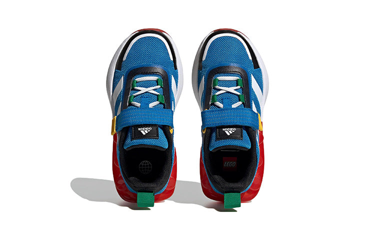 (GS) adidas Tech Runner EL x LEGO 'Shock Blue White' HP5879