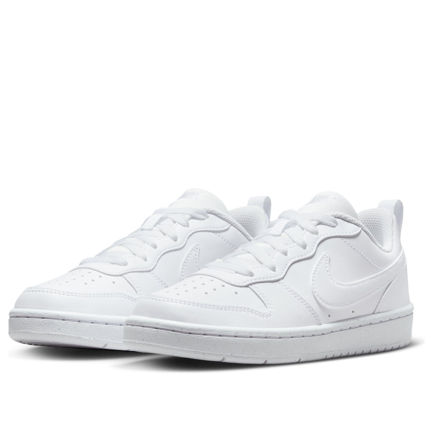 (GS) Nike Court Borough Low Recraft 'Triple White' DV5456-106
