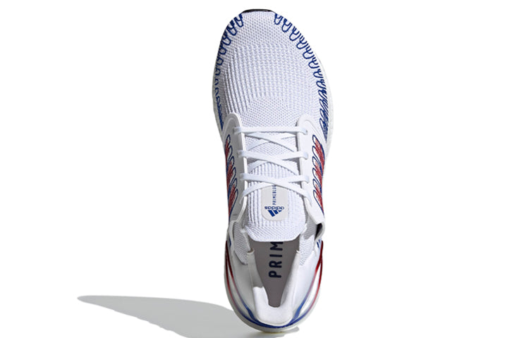 adidas Ultraboost 20 'White Scarlet Royal Blue' EG0712