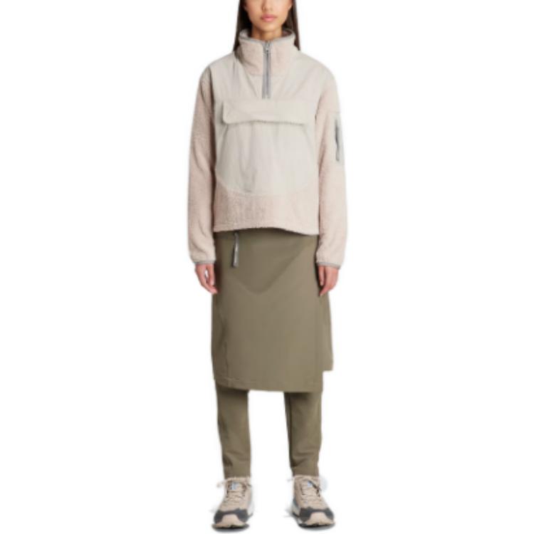 (WMNS) adidas Terrex + and wander Xploric Midlayer Top 'Beige' IB4814